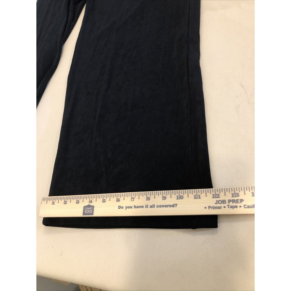 Chico’s Travelers 2P Black Sleeveless Wide Leg Jumpsuit Drape Neck‎ Rhinestone - Picture 12 of 12